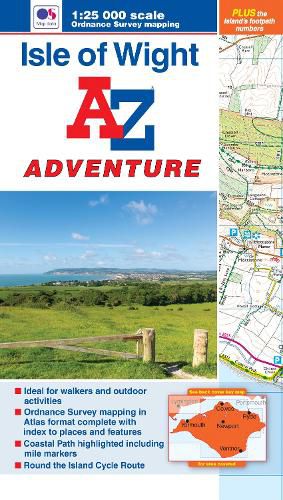 Cover image for Isle of Wight A-Z Adventure Atlas