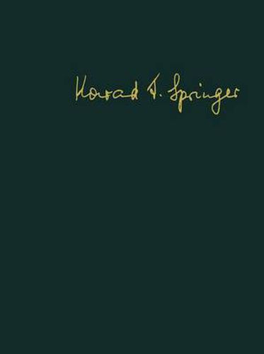 Cover image for Konrad F. Springer: zum 60. Geburtstag