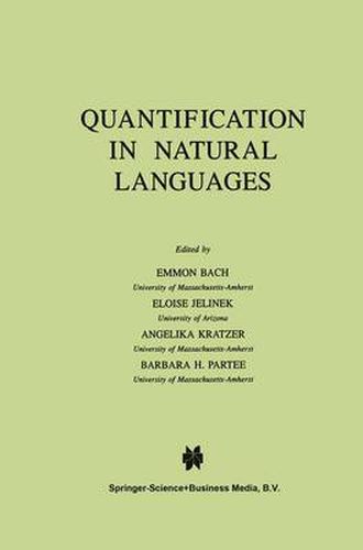 Cover image for Quantification in Natural Languages