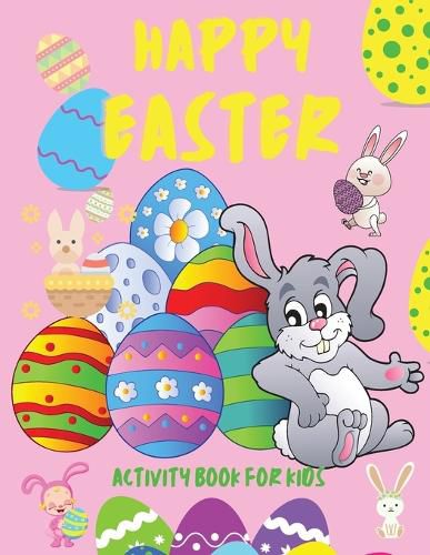 Cover image for Happy Easter Activity Book for Kids