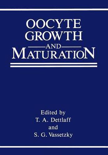 Cover image for Oocyte Growth and Maturation