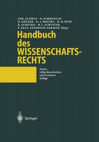 Cover image for Handbuch des Wissenschaftsrechts