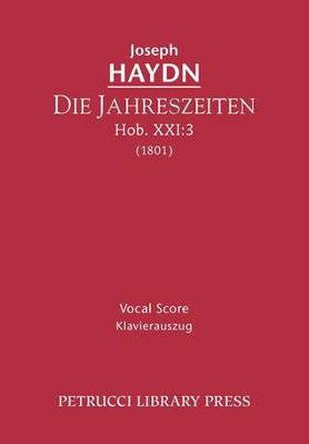 Cover image for Die Jahreszeiten, Hob.XXI.3: Vocal Score