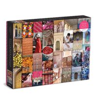Cover image for Patterns of India: A Journey Through Colors, Textiles and the Vibrancy of Rajasthan 1000 Piece Puzzle