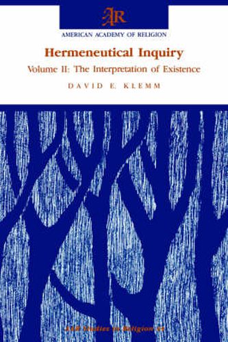 Cover image for Hermeneutical Inquiry The Interpretation of Texts