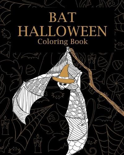 Cover image for Bat Halloween Coloring Book