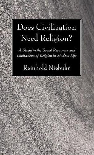 Cover image for Does Civilization Need Religion?