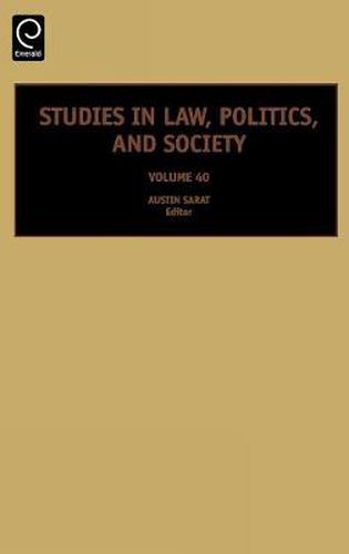 Cover image for Studies in Law, Politics, and Society