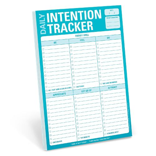 Cover image for Knock Knock Intention Tracker Pad (Pastel Version)