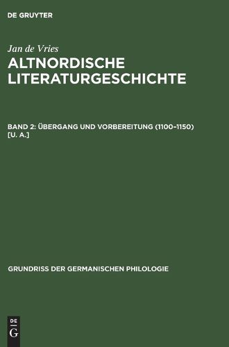 Cover image for UEbergang Und Vorbereitung (1100-1150) [U. A.]