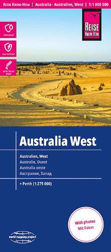 Cover image for Australia West Map 1:1,800,000 scale