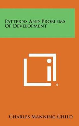 Cover image for Patterns and Problems of Development