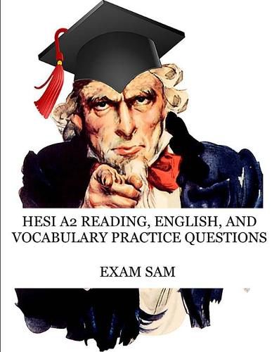 Cover image for HESI A2 Reading, English, and Vocabulary Test Practice Questions