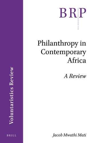 Cover image for Philanthropy in Contemporary Africa: A Review