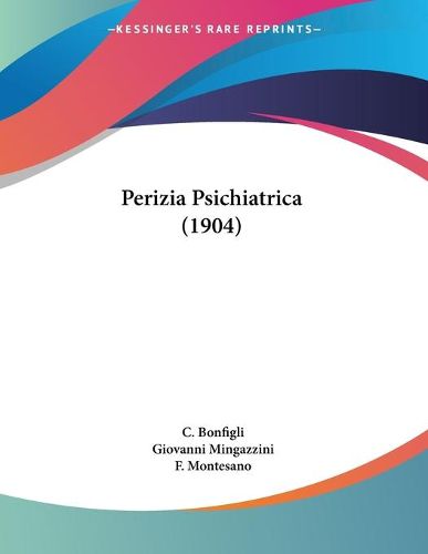 Cover image for Perizia Psichiatrica (1904)