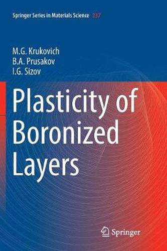 Cover image for Plasticity of Boronized Layers