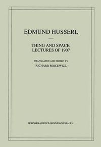 Cover image for Thing and Space: Lectures of 1907