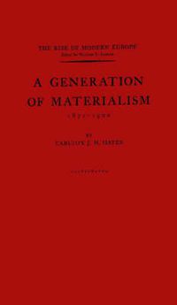 Cover image for A Generation of Materialism, 1871-1900