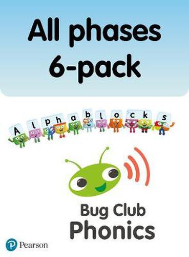 Cover image for New Phonics Bug and Alphablocks All Phases 6-pack