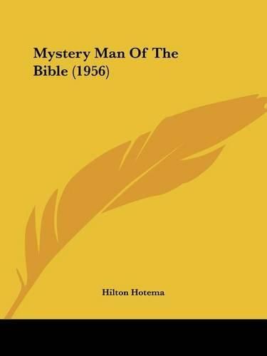 Cover image for Mystery Man of the Bible (1956)