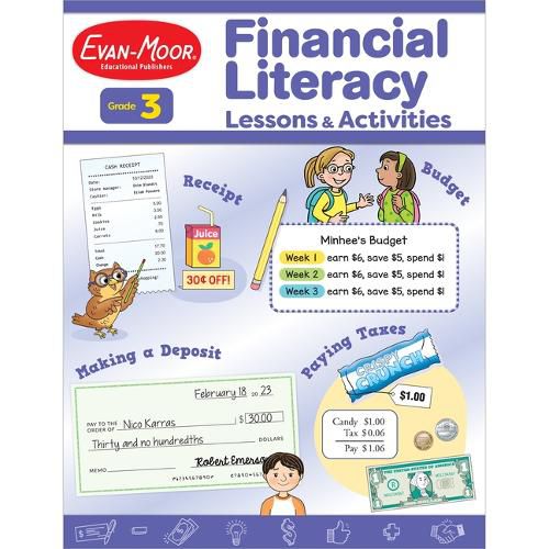 Cover image for Financial Literacy Lessons and Activities, Grade 3