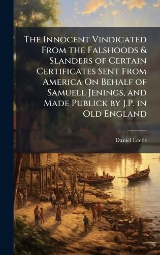 Cover image for The Innocent Vindicated From the Falshoods & Slanders of Certain Certificates Sent From America On Behalf of Samuell Jenings, and Made Publick by J.P. in Old England