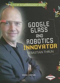 Cover image for Google Glass and Robotics Innovator Sebastian Thrun