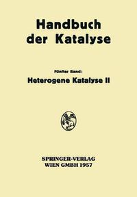 Cover image for Heterogene Katalyse II