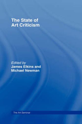 Cover image for The State of Art Criticism