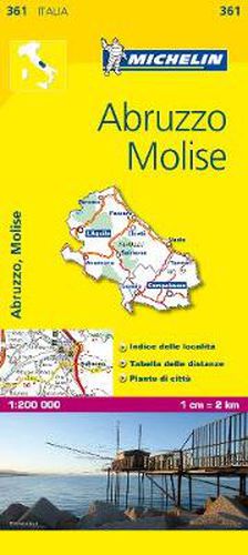 Abruzzo & Molise - Michelin Local Map 361: Map