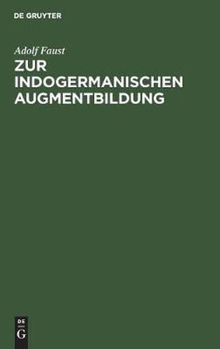Cover image for Zur indogermanischen Augmentbildung
