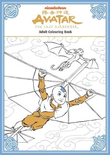 Cover image for Avatar the Last Airbender: Adult Colouring Book (Nickelodeon)