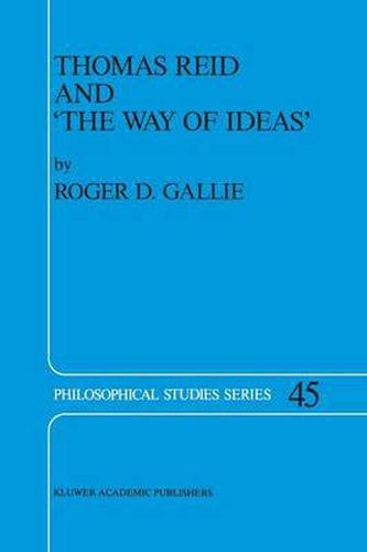 Thomas Reid and 'The Way of Ideas