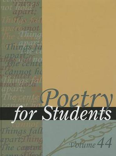 Cover image for Poetry for Students