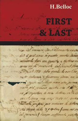 Cover image for First and Last