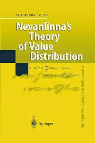 Cover image for Nevanlinna's Theory of Value Distribution: The Second Main Theorem and its Error Terms