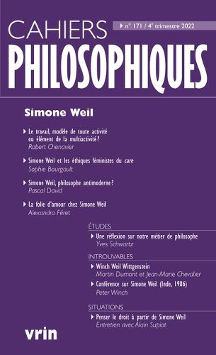 Cover image for Simone Weil