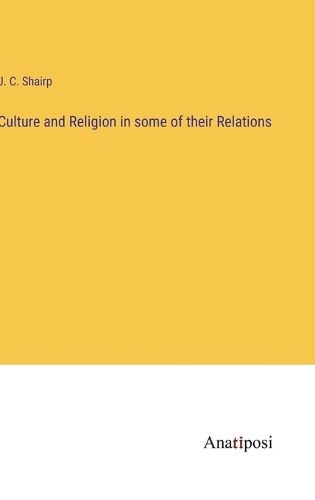 Cover image for Culture and Religion in some of their Relations