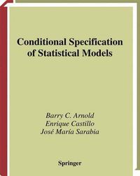 Cover image for Conditional Specification of Statistical Models