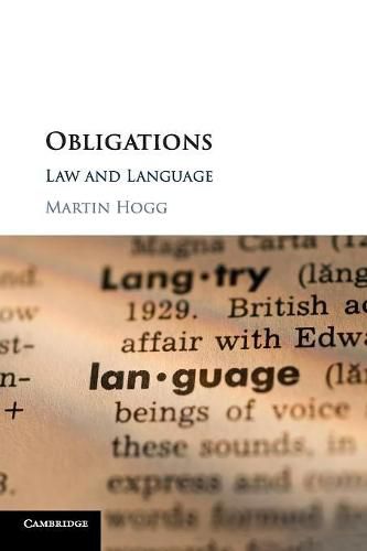 Cover image for Obligations: Law and Language