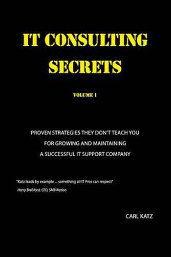 Cover image for IT Consulting Secrets: Proven Strategies They Don't Teach You For Growing and Maintaining a Successful IT Support Company