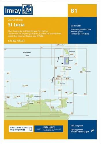 Cover image for Imray Chart B1: St Lucia