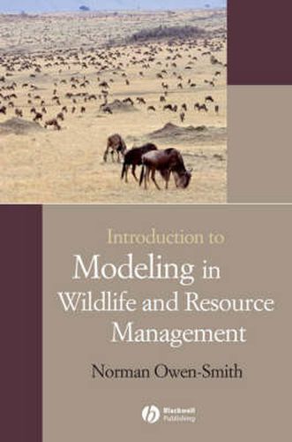 Cover image for Introduction to Modeling in Wildlife and Resource Conservation