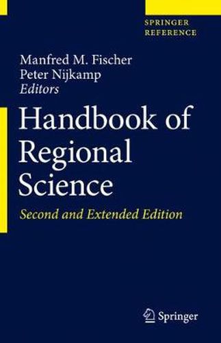 Handbook of Regional Science