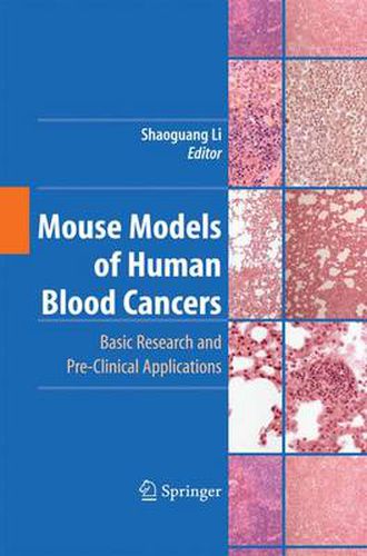 Cover image for Mouse Models of Human Blood Cancers: Basic Research and Pre-clinical Applications