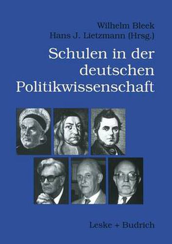 Cover image for Schulen Der Deutschen Politikwissenschaft