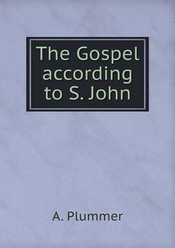 Cover image for The Gospel according to S. John