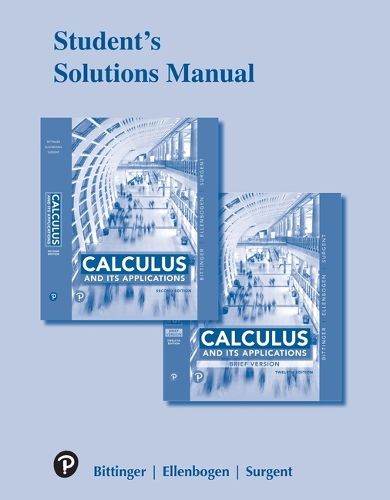 Cover image for Student Solutions Manual for Calculus and Its Applications