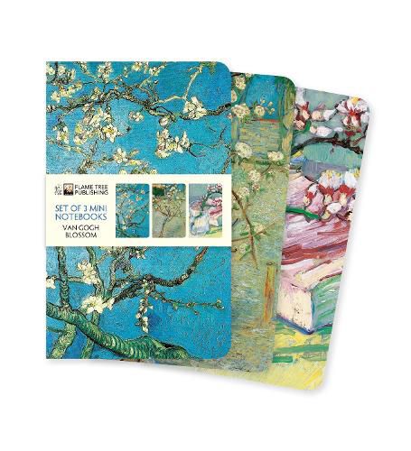 Cover image for Mini Notebook Collection: Vincent Van Gogh, Blooms (Set Of 3)