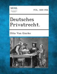 Cover image for Deutsches Privatrecht.